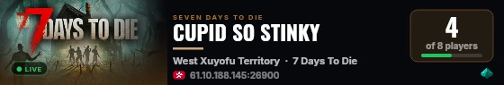 CUPID SO STINKY live status badge