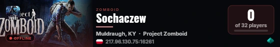 Sochaczew live status badge