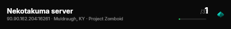 Nekotakuma server live status badge