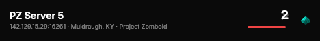 PZ Server 5 live status badge
