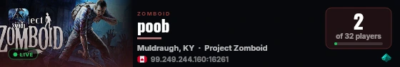 poob live status badge