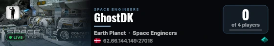 GhostDK live status badge