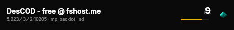DesCOD - free @ fshost.me live status badge