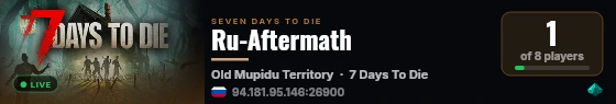Ru-Aftermath live status badge