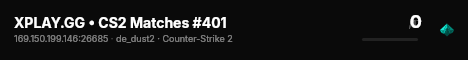 XPLAY.GG • CS2 Matches #401 live status badge