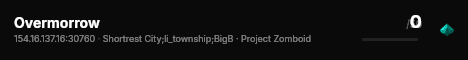 Overmorrow live status badge