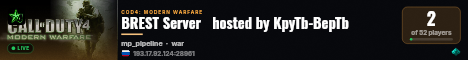 BREST Server   hosted by KpyTb-BepTb live status badge