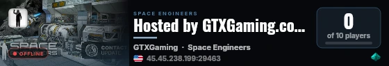 Hosted by GTXGaming.co.uk live status badge