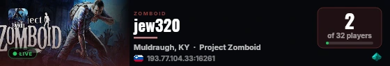 jew320 live status badge