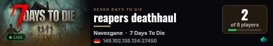 reapers deathhaul live status badge