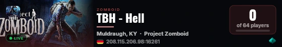 TBH - Hell live status badge