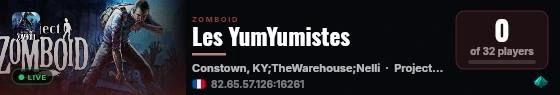Les YumYumistes live status badge