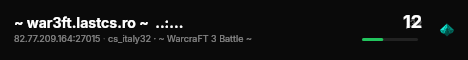 ~ war3ft.lastcs.ro ~  ..:: War3FT ~ Respawn::.. live status badge