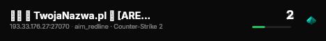 ▓▓ ✖ TwojaNazwa.pl ✦ [ARENA 1vs1] 🟠 SKINY|NOZE|REKAW live status badge