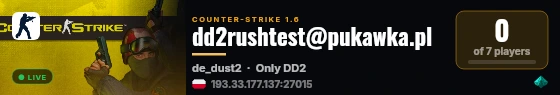 dd2rushtest@pukawka.pl live status badge