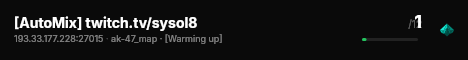 [AutoMix] twitch.tv/sysol8 live status badge