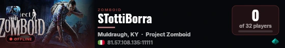 STottiBorra live status badge