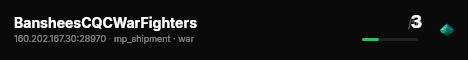 BansheesCQCWarFighters live status badge