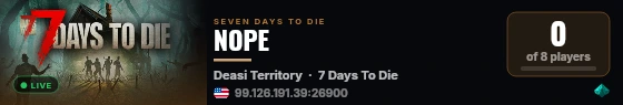 NOPE live status badge