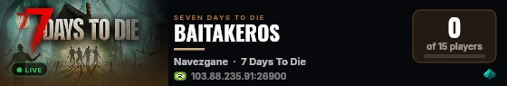 BAITAKEROS live status badge