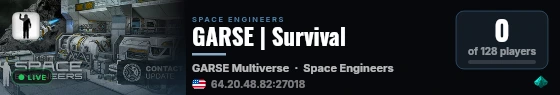 GARSE | Survival live status badge