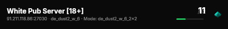 White Pub Server [18+] live status badge