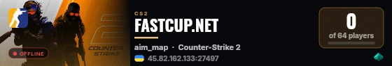FASTCUP.NET live status badge