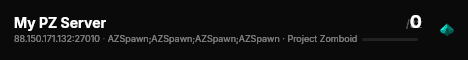 My PZ Server live status badge