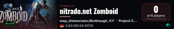 nitrado.net Zomboid live status badge