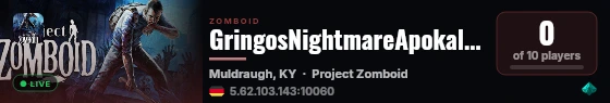 GringosNightmareApokalypse live status badge