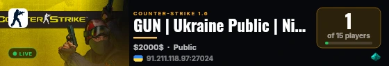 GUN | Ukraine Public | Night VIP live status badge