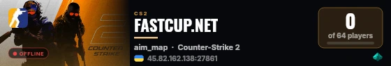 FASTCUP.NET live status badge
