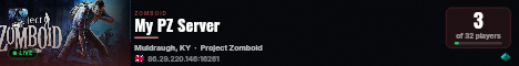 My PZ Server live status badge