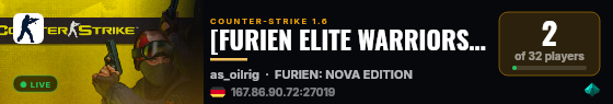 [FURIEN ELITE WARRIORS # G4A.RO || FURIEN CLASSIC [1000 FPS] live status badge