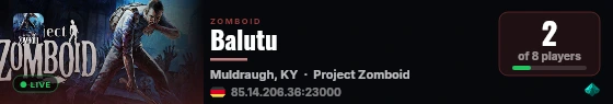 Balutu live status badge