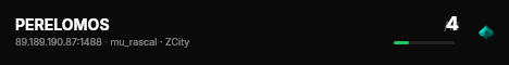 PERELOMOS live status badge