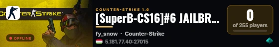 [SuperB-CS16]#6 JAILBREAK con lo pibito' www.wgamers.net live status badge