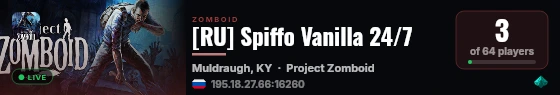 [RU] Spiffo Vanilla 24/7 live status badge
