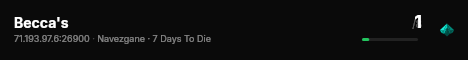 Becca's live status badge