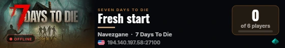 Fresh start live status badge