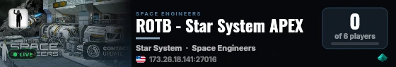 ROTB - Star System APEX live status badge