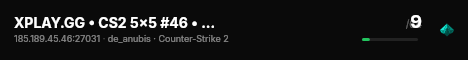 XPLAY.GG • CS2 5x5 #46 • [SE] live status badge