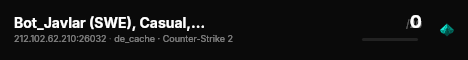 Bot_Javlar (SWE), Casual, 19:00 CEST Fredagar. live status badge