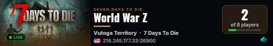 World War Z live status badge