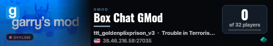 Box Chat GMod live status badge