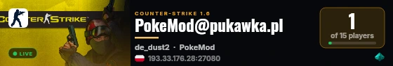 PokeMod@pukawka.pl live status badge