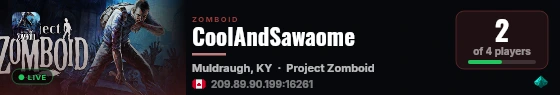 CoolAndSawaome live status badge