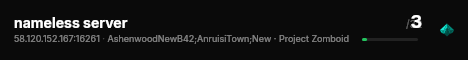 nameless server live status badge