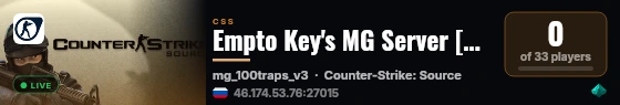 Empto Key's MG Server [Shop] [Bhop] [Double-jump] [Timer] [VIP] live status badge