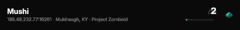 Mushi live status badge